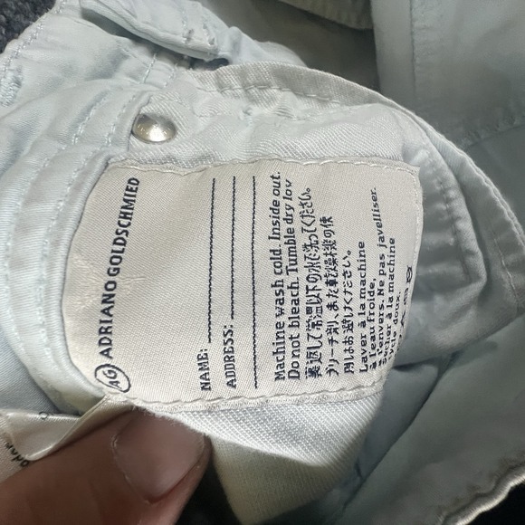 AG Adriano Goldschmied The Graduate Jeans 32x34(28)‎ Light Blue Tailored Leg USA - Picture 10 of 15